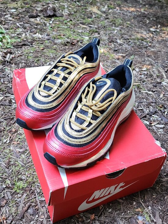 Nike Shoes - *NWB* Nike Air Max 97 Gold Sequin Women's 7.5, Youth 6, Men's 6